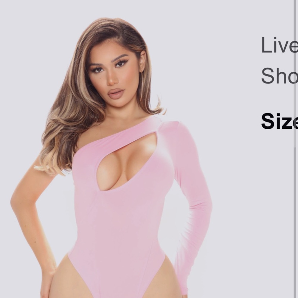 Fashion Nova one sleeve shirt.